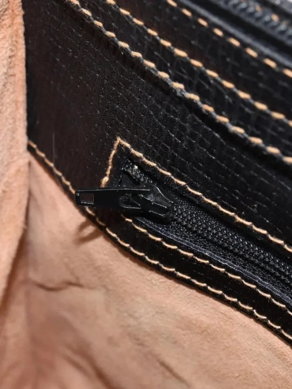 LOEWE Tote Bag Leather Black Gold Aut - Picture 11 of 16